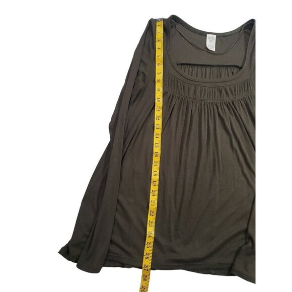 Free People Pleated Women's Long Sleeved Brown Shirt Size S - Picture 3 of 9